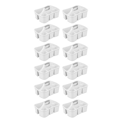 White Plastic Storage Caddy