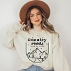Simply Sage Market Women's Graphic Sweatshirt Country Roads Mountains - 2 of 3