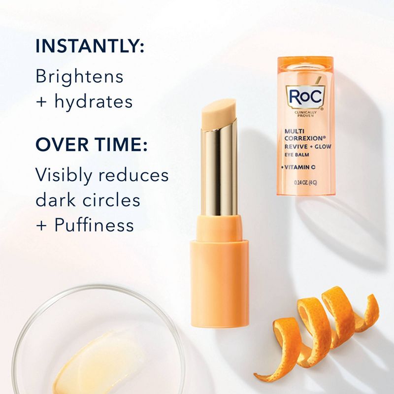 RoC Multi Correxion Revive and Glow Vitamin C Under Eye Balm - 0.14oz, 5 of 12