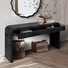 Allyson Vintage Crafted Console Table With Hidden Handle Drawers,Entryway Table,Living Room Furniture,Indoor Furniture- Maison Boucle - 2 of 4