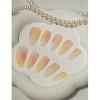 Hachikiko Peach Sunset Gradient Press-On Nails - Romantic Ombre False Nails for Any Occasion - 4 of 4