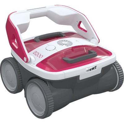 BWT B100 Robotic In Ground Swimming Pool Vacuum Cleaner with 4 PVA Brush Wheels and 1 Rotating PVC Brush for 646 Square Foot or 59 Foot Pools