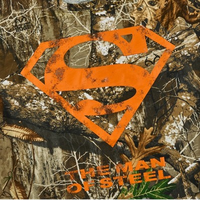 superman blaze orange logo