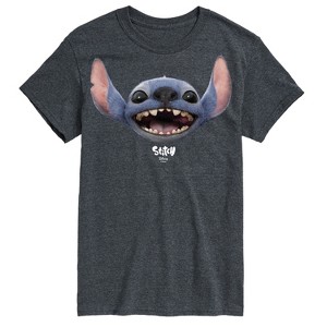 Men's - Lilo and Stitch - Stitch Face Oversized- Men's Short Sleeve Graphic T-Shirt Short Sleeve Graphic T-Shirt - 1 of 4