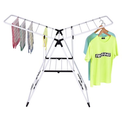 Tangkula Adjustable Clothes Drying Rack  Foldable Heavy-duty Hanger Collapsible Dryer