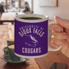 University of Sioux Falls Cougars Logo Ceramic Coffee Mug Novelty Gift Mugs for Coffee Tea and Hot Drinks 11oz White - 4 of 4