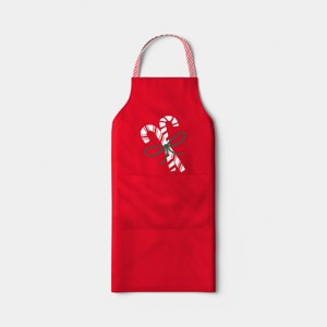 Adult Christmas Candy Cane Apron - Wondershop™ - 1 of 3