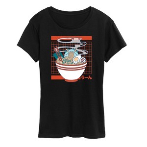 Women's - Instant Message - Ramen Frog Yum Short Sleeve Graphic T-Shirt - 1 of 4