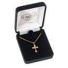 Dicksons Intricately-Detailed, Budded Crucifix Gold-Plated 18-Inch Pendant Necklace - 3 of 3