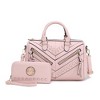 MKF Collection Lara Women’s Satchel Bag – Stylish and Spacious Handbag with Matching Wallet – by Mia K - 2 of 4