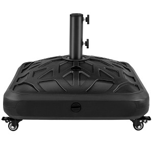 Yaheetech Fillable and Rolling Patio Umbrella Base, Black - 1 of 4