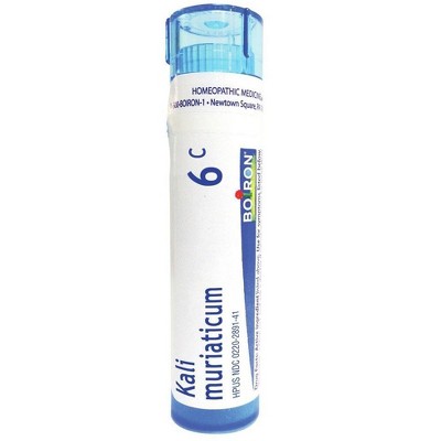 Kali Muriaticum 6C by Boiron Homeopathic Single Medicine For Cough, Cold & Flu  -  1 Tube Pellet