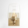 Quorum Lighting Veno 1 - Light Wall Light in  Aged Brass - 2 of 3