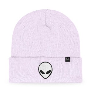 Dalix Alien Embroidered Beanie Hat Knit Cap Cold Weather Mens - 1 of 4