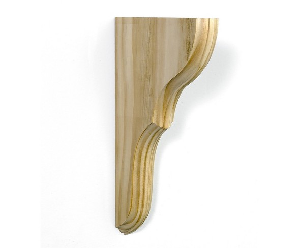 Wooden Bracket 7 X 11 X .5'' - Natural