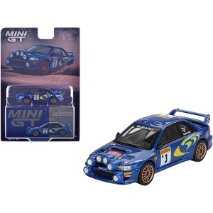 Subaru Impreza WRC98 #3 3rd Place "Rally Monte-Carlo" (1998) Limited Edition 1/64 Diecast Model Car by Mini GT - 1 of 4