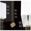 62" Soho Floor Lamp with Linen Shade White - Globe Electric: ETL Listed, Metal Base, Turn Knob Switch - 2 of 4