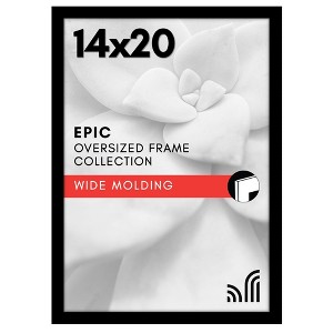 Americanflat 14x20 Picture Frame with Polished Plexiglass, Epic Collection, Gallery Wall Frames with Engineered Wood, Black - 1 of 1