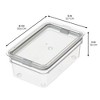 iDesign Medium Food Storage Bin with Airtight Lid - Set of 4 - Clear - 4 of 4