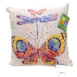 Home & Garden Enchanting Wings Pillow Indoor Outdoor Butterfly Manual Woodworkers And Weavers  -  Decorative Pillow