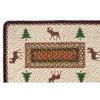 Earth Rugs Moose and Tree Oblong Patch Rug – Rustic Braided Jute 20x30 Lodge-Style Floor Accent Mat - 3 of 3