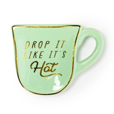 Ceramic Spoon Rest "Drop It Like Its Hot" - Bullseye's Playground™