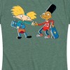 Women's - Hey Arnold! - Arnold and Gerald Skateboard Short Sleeve Graphic T-Shirt - 2 of 4