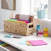 Woven Water Hyacinth Rectangular Basket - Brightroom™ - 2 of 4
