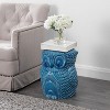 JONATHAN Y Millie 17.5" Classic Vintage Ceramic Indoor/Outdoor Owl Garden Stool - 4 of 4