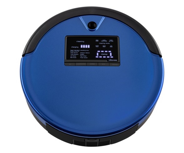 bObsweep PetHair Plus Robotic Vacuum Cleaner and Mop - Blue