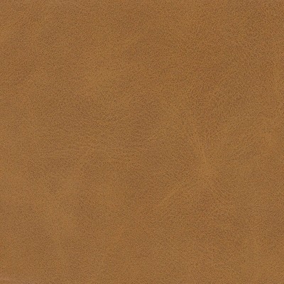 Carmel Brown Faux Leather Round Storage Ottoman