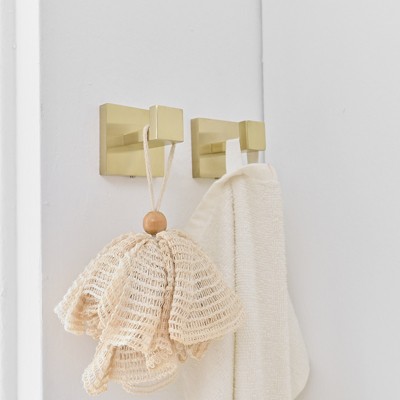 Gold Stainless Steel 5-Piece Bathroom Hardware Set