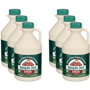 Maple Joe Organic Maple Syrup Dark & Robust Taste - Case of 6 - 32 fl oz - 1 of 2