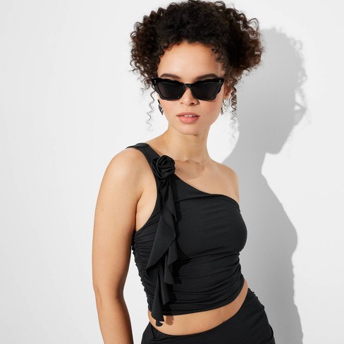 Rosette Womens Sleeveless Undershirt - Cotton High Neck, Full shoulder  design