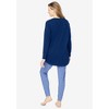 Dreams & Co. Plus Size 2-Piece Pj Legging Set - 3 of 4