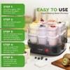Nutrichef 17 Cup Automatic Yogurt Maker - Black - 4 of 4