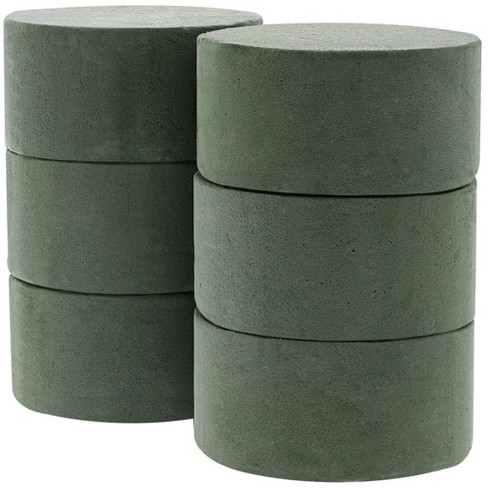 4x Round Dry Floral Foam Blocks Green Styrofoam Block for Artificial Flowers  UK