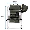 VASIP Padded Patio Outdoor Chair with Side Table & Storage Pockets, Directors Camping Chair for Indoor, Outdoor and Fishing - 4 of 4