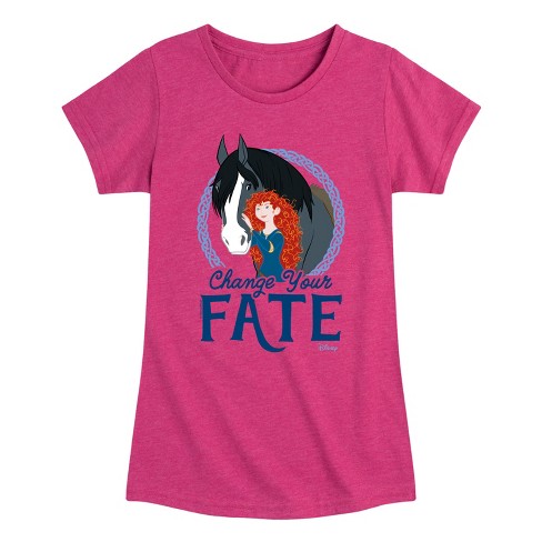 Disney Merida & Angus Change Your Fate Fitted Short Sleeve Graphic T ...