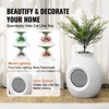 VEVOR Plant Cat Litter Box, Smart Odor Control System, Hidden Cat Litter Box with 9.48 in Large Entrance, Lighting Decoration & Sturdy ABS Material - 4 of 4