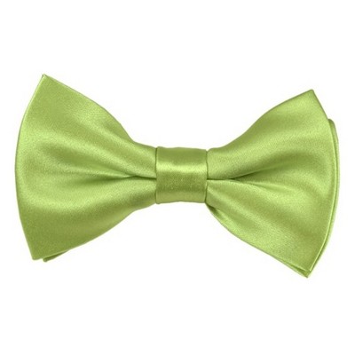 Young Boy's Solid Color 1.5 W And 4 L Inch Pre-Tied adjustable Bow Ties