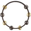 MEINL Vintage Wood Tambourine with Dual Alloy Jingles 10 in. Walnut Brown - 2 of 4