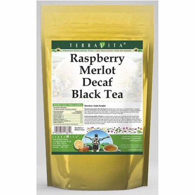 TerraVita Raspberry Merlot Decaf Black Tea (25 tea bags, ZIN: 542001)