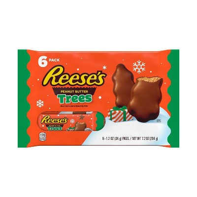 Reese's Holiday Peanut Butter Trees - 7.2oz/6ct