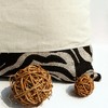 Slickblue Decorative Linen Throw Pillow - Stylish Patchwork Floor Cushion, 19.7"x19.7", 8 Design Options - 2 of 4
