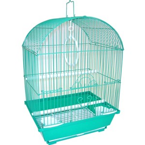 YML A1104GRN Round Top Style Small Parakeet Cage 11 x 9 x 16 - 1 of 1