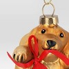 Christmas Glass Dog Ornament - Wondershop™ - 3 of 3