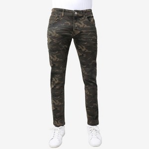 X RAY Men's Five-Pocket Stretch Cotton Colored Twill Pants - 1 of 4