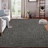 Modern Hallway Runner Rug, Washable Non-Slip Low Pile Carpet, Soft Stain-Resistant Faux Wool Rug for Kitchen, Bedroom - 2 of 4