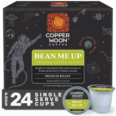 Copper Moon Bean Me Up Blend Light Roast Coffee Pods - 24ct